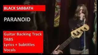 Black-Sabbath-Paranoid-Guitar-Backing-Track-Tabs-Lyrics-with-subtitles